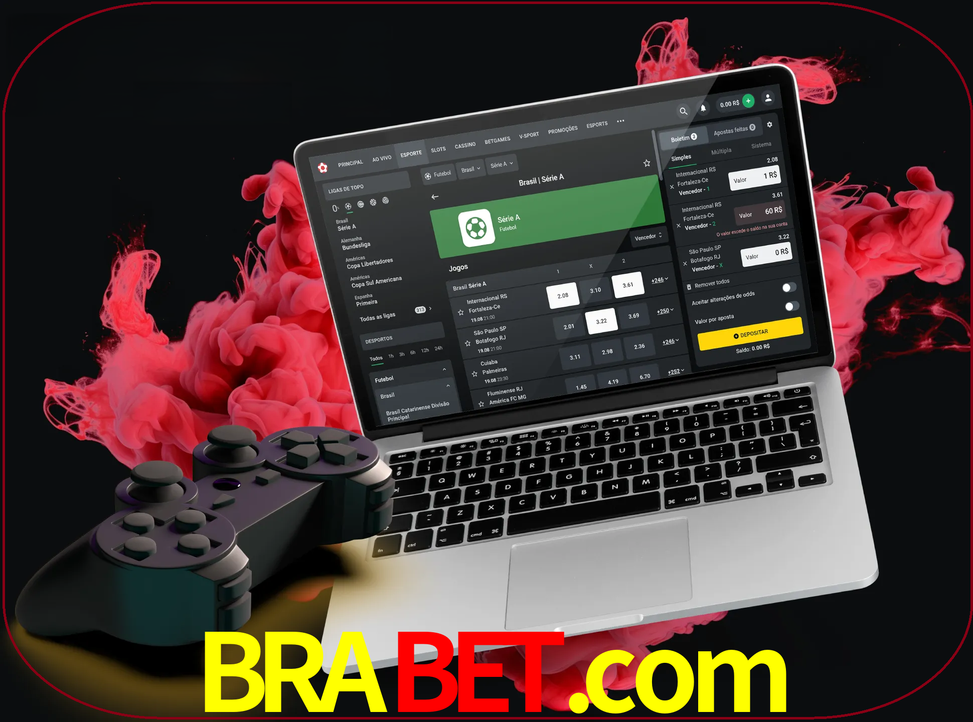 Visite a secção especial de jogos de vídeo em brabet para descobrir em que jogos pode apostar e ganhar muito dinheiro.