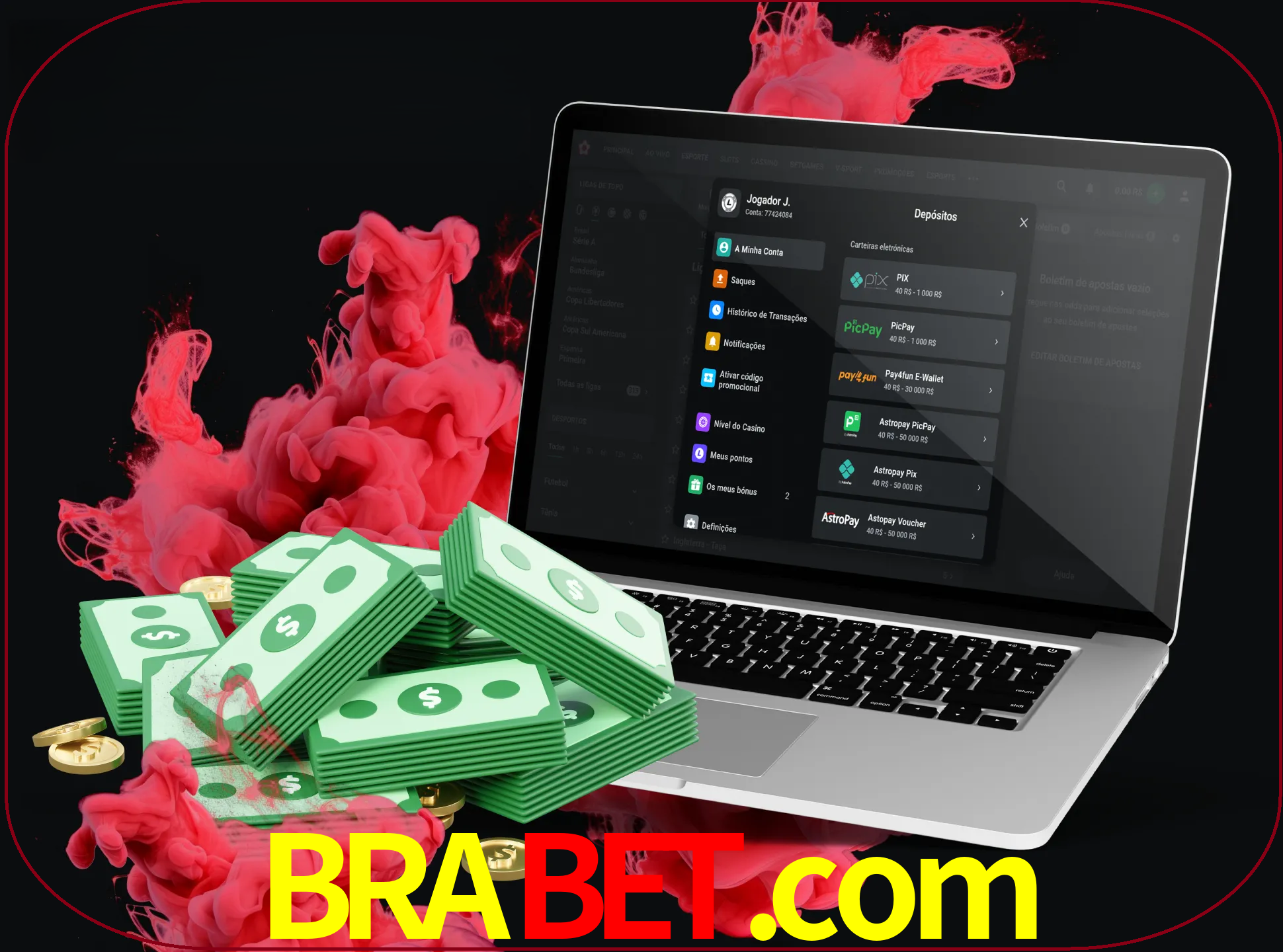 Para efetuar um depósito na sua conta brabet, basta escolher o método de depósito e especificar o montante.