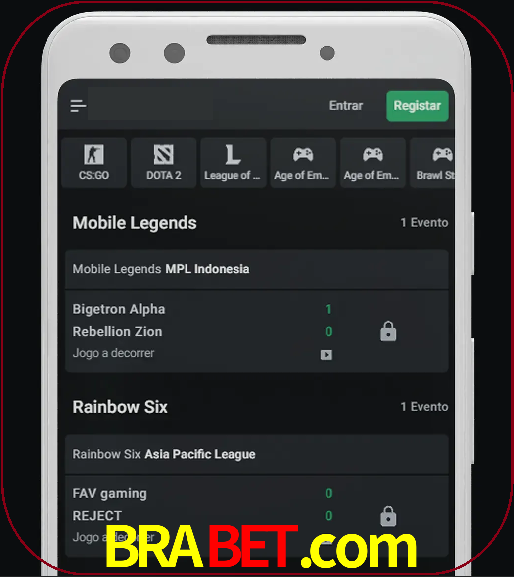 Esportes permitem apostar nos maiores torneios.