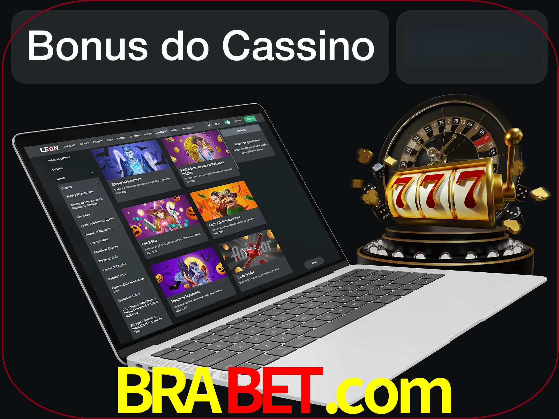 Use o bônus do cassino para começar melhor.