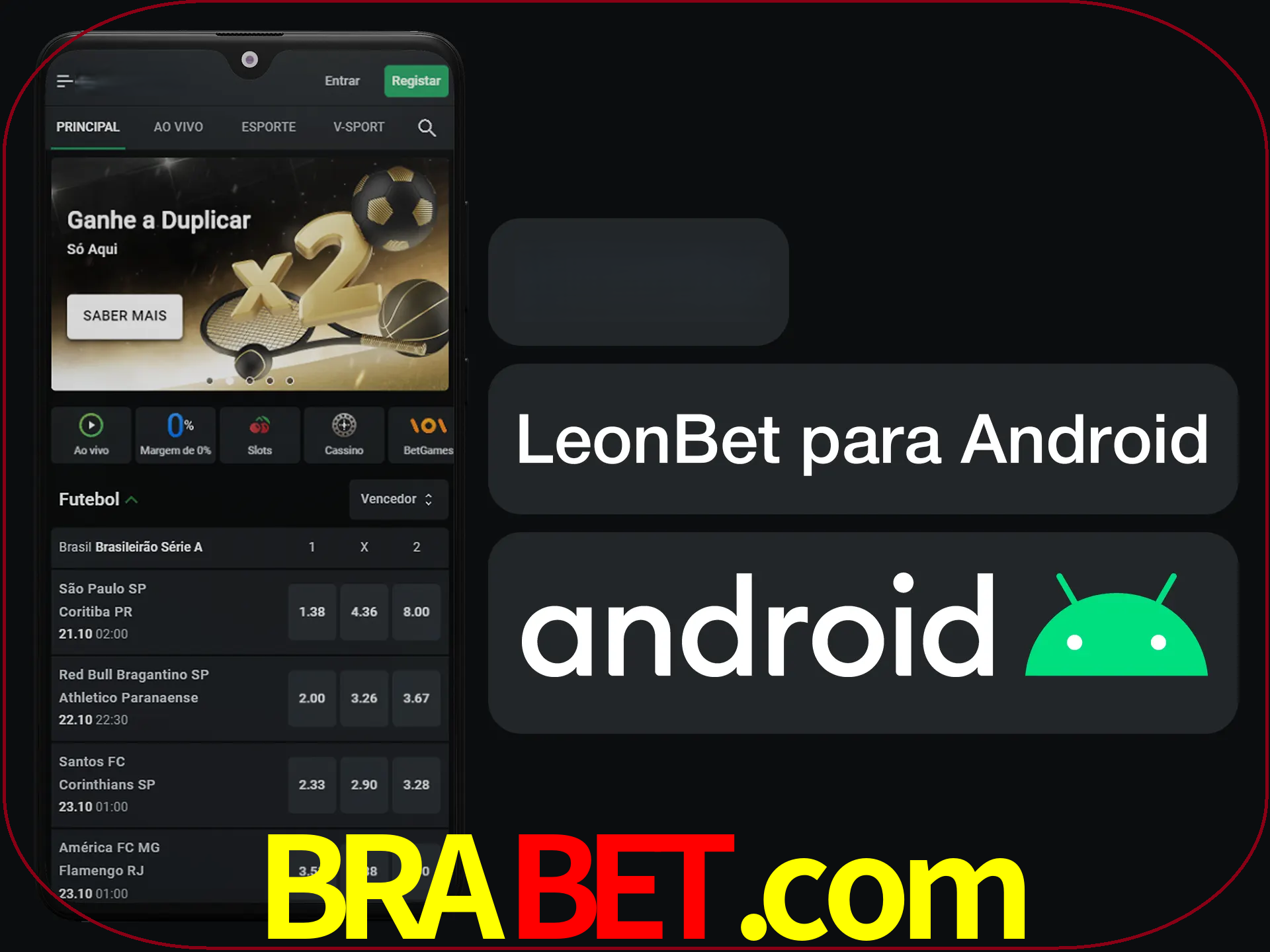 Adquira sua versão poket de LeonBet.